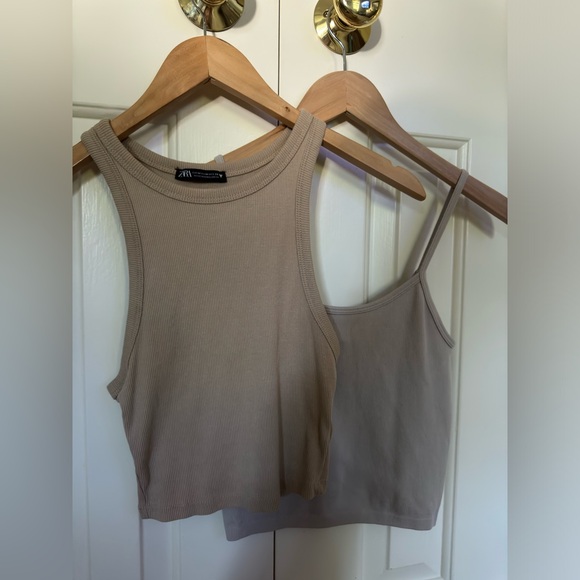 Zara Tops - Zara Tank Top Set - Neutral Color